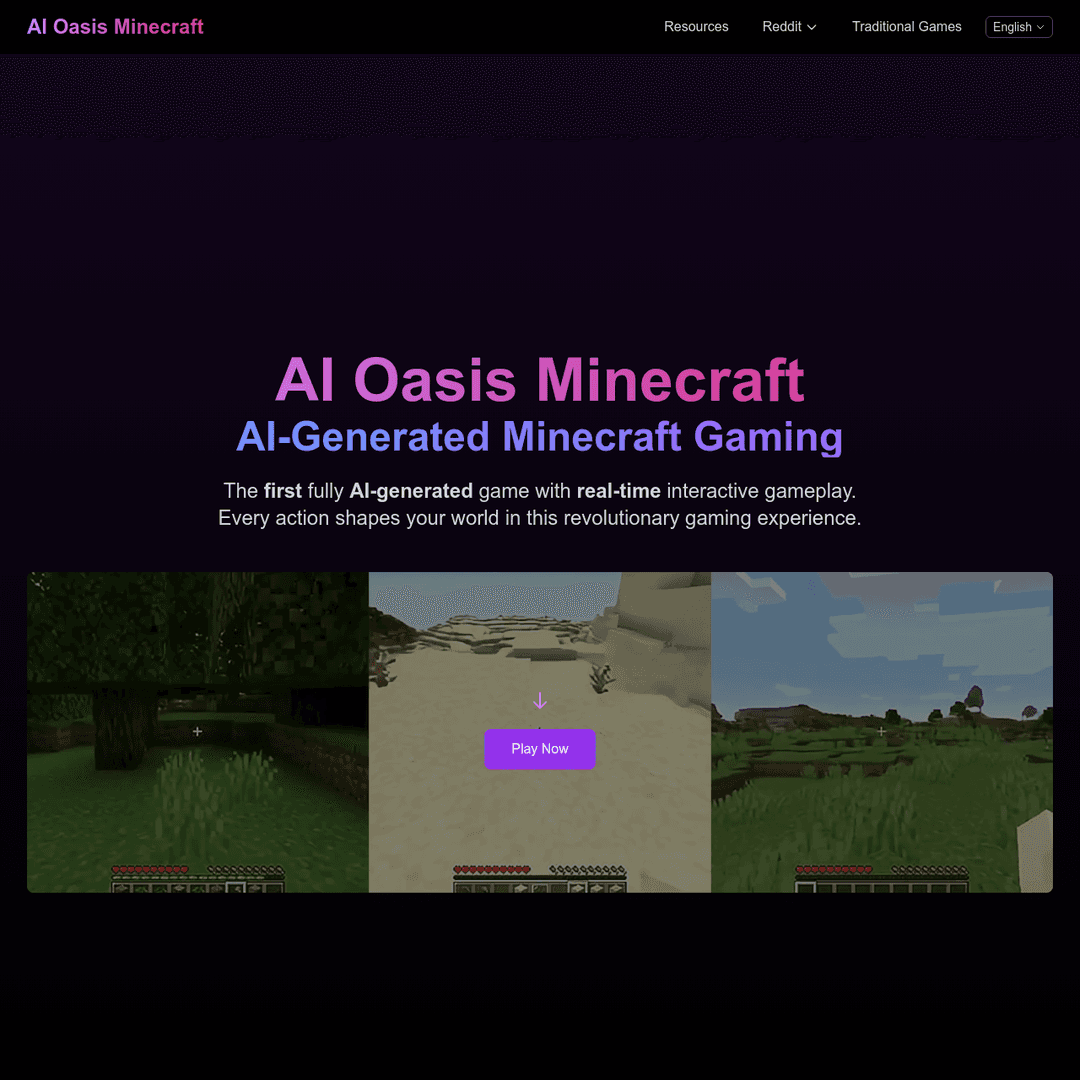 Visit AI Oasis Minecraft